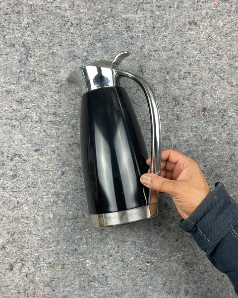 Mad Men-esque Black and Silver Carafe