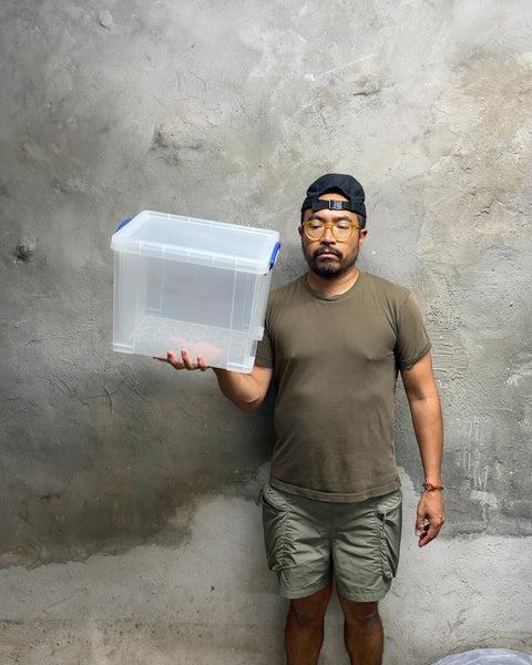 Really Useful Box 9 Liter Clear Plastic Storage Box, 14x10x11"