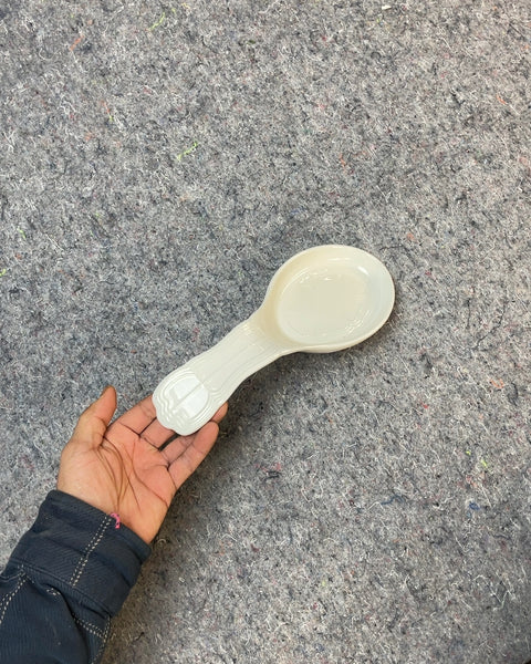 Mikasa White Ceramic Spoon Rest