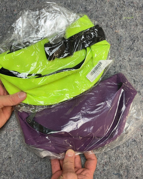 Two Brand New Fanny Packs, Neon Green and Purple