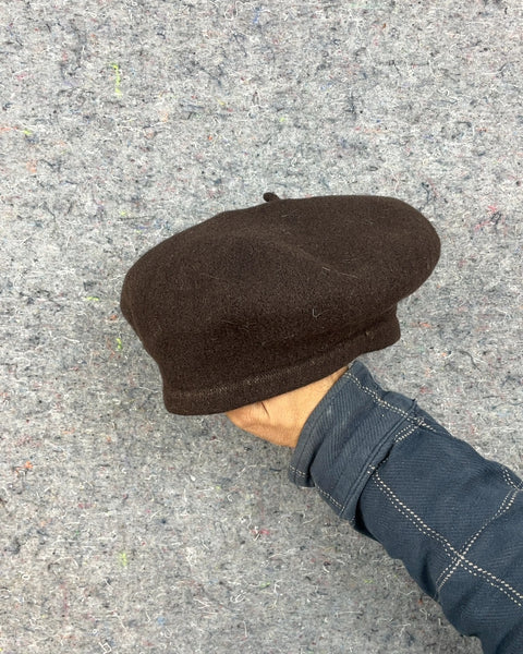 Brown Beret Hat