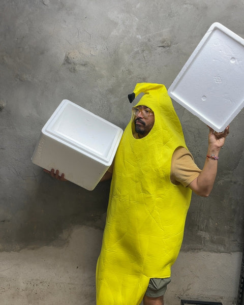 White Foam Cooler