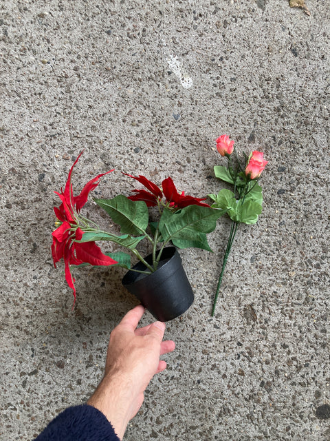 Fake Flowers Arrangement