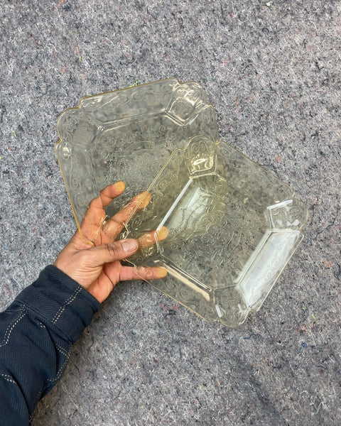 Two More Beautiful Glass Etched Plates