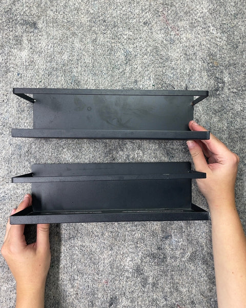 Two More Black Metal Magnetic Spice Rack