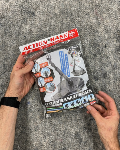 Bandai Action Base 1 Black Model Display Stand