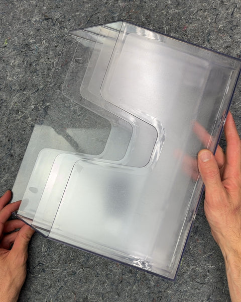 Clear Plastic Tiered Document Holder, W13xH12"