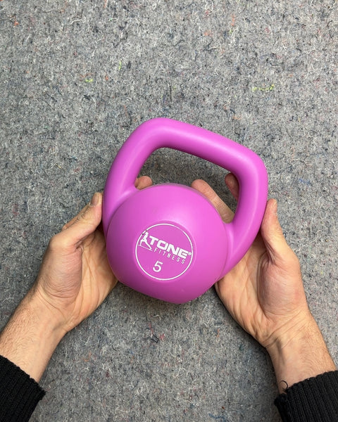 Tone Fitness Pink Kettlebell, 5 lbs