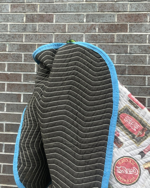 Fun Coca-Cola Quilted Moving Blanket