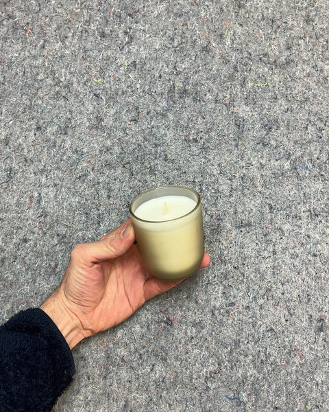 "Winter White" Scented Candle in Glass Jar