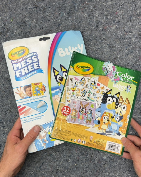 Crayola Bluey Color Wonder Mess Free Coloring and Sticker Book
