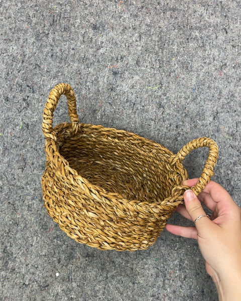 Woven Basket with Handles