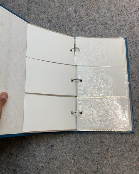 Blue Photo Album with Gold Design