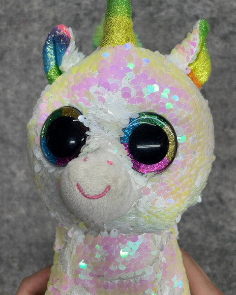 Ty Flippables Diamond the Unicorn Sequin Plush