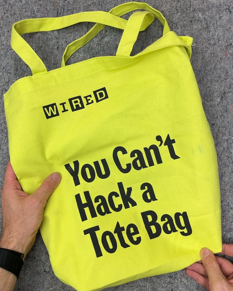 Wired You Can't Hack a Tote Bag