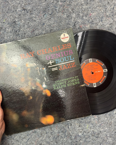 Ray Charles Genius + Soul = Jazz Vinyl Record