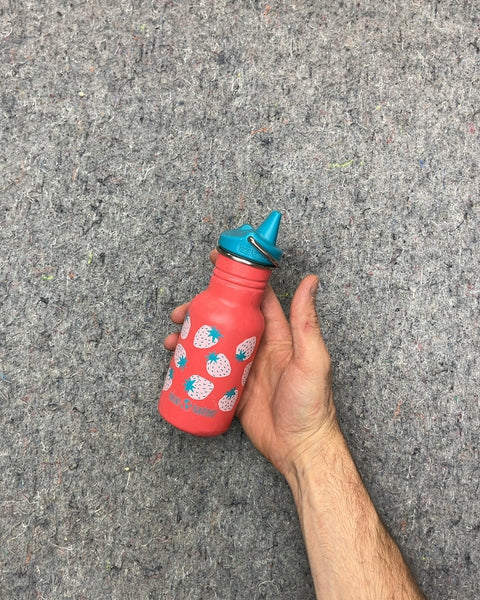 Klean Kanteen Strawberry Print Kids Water Bottle