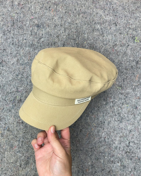 Tan Baker Boy Hat