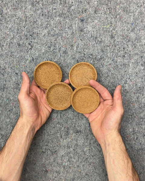 Cork Coasters Set of 4