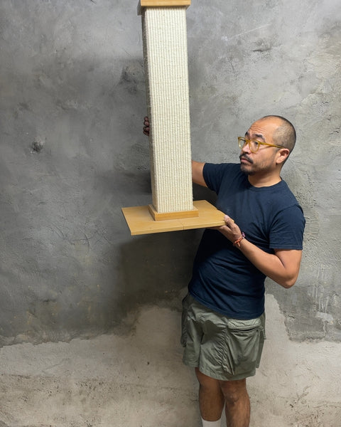 Cat Scratching Post, 34x16x16"