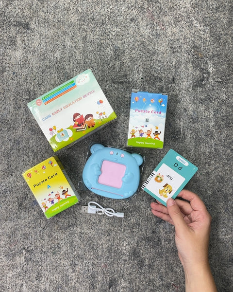 Card Early Education Device with Puzzle Cards