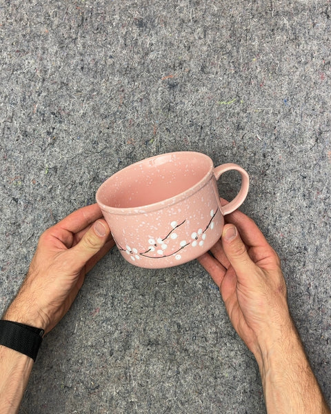 Japanese-style Ceramic Ramen or Soup Bowl