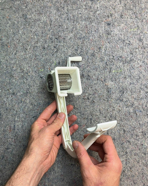 White Rotary Grater