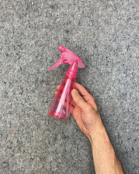 Pink Plastic Spray Bottle