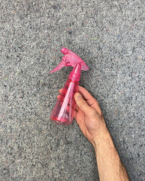 Pink Plastic Spray Bottle