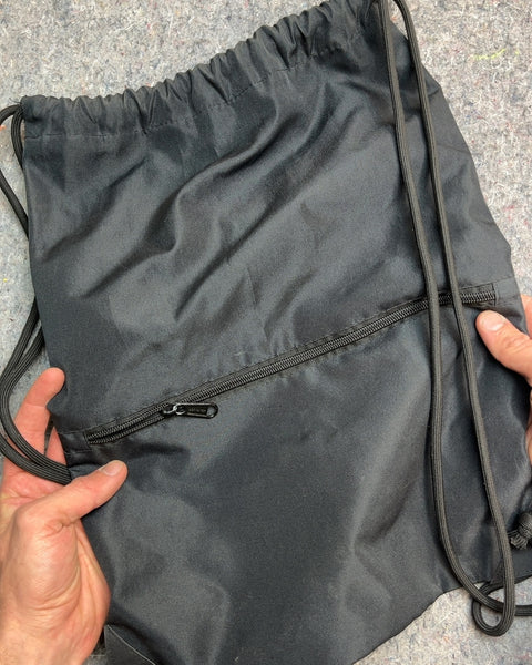 Black Drawstring Backpack