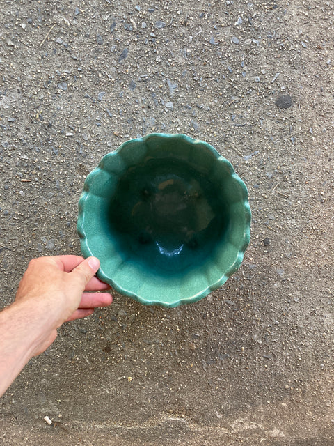 Vintage Plant Pot / Cache Pot, 9” Wide
