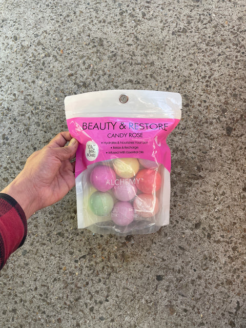 10pcs Colorful Candy Rose Bath Bombs