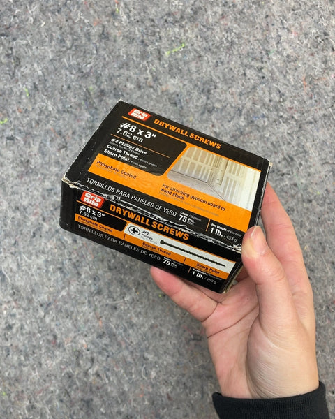 Grip Rite Drywall Screws, #8 x 3"