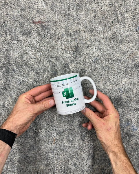 Freak in the Sheets Excel Mug