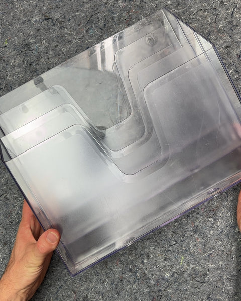 Clear Plastic Tiered Document Holder, W13xH12"
