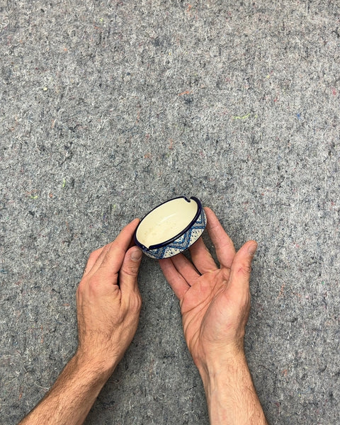 Javier Servin Pottery Ashtray From Mexico