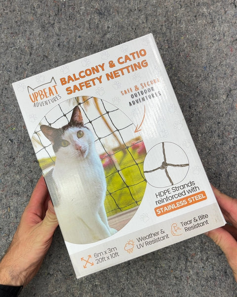 Brand New Upbeat Adventures Balcony & Catio Safety Netting