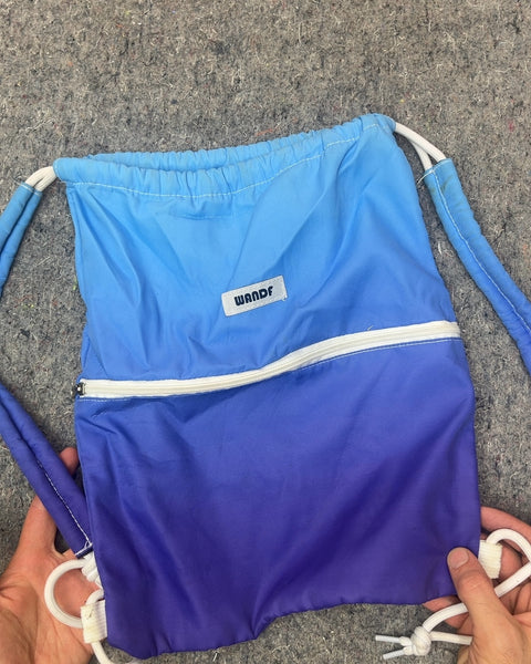WANDF Blue Ombre Drawstring Backpack