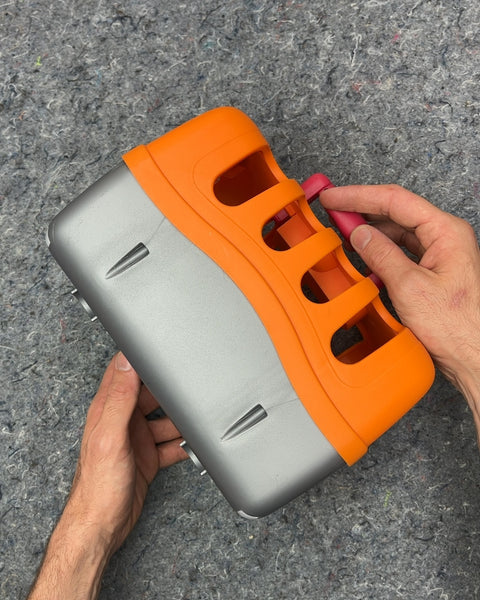 Orange and Gray Pet Carrier For Play Pets