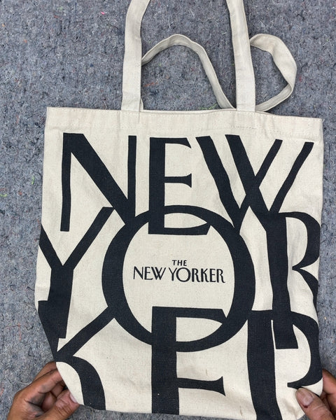 The New Yorker Canvas Tote Bag