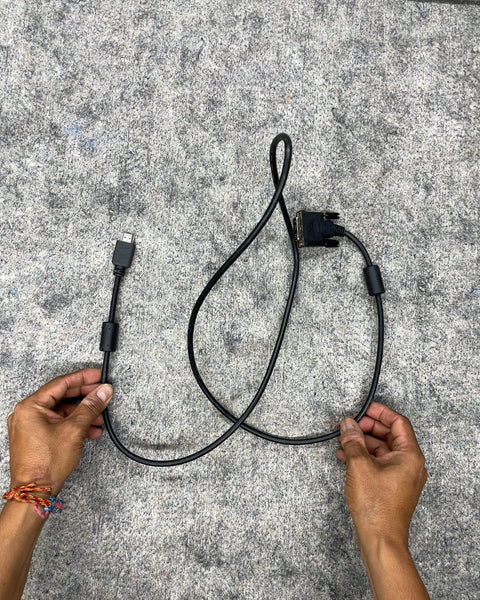 Black HDMI to DVI Adapter Cable