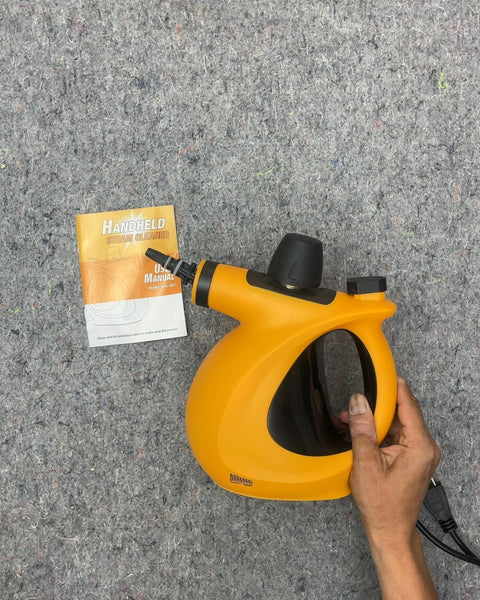 Handheld Pressurized Steam Cleaner, Powers On