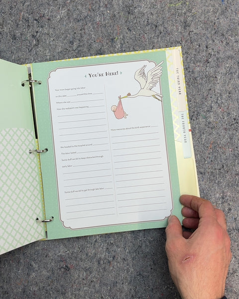Baby Keepsake Book and Planner by Mindy Weiss