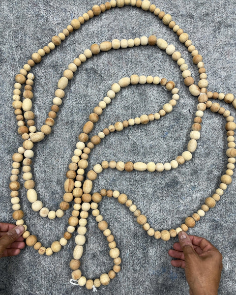Decorative Wood Bead Garland