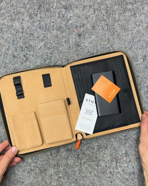Stow London First Class Tech Case With Battery Bank