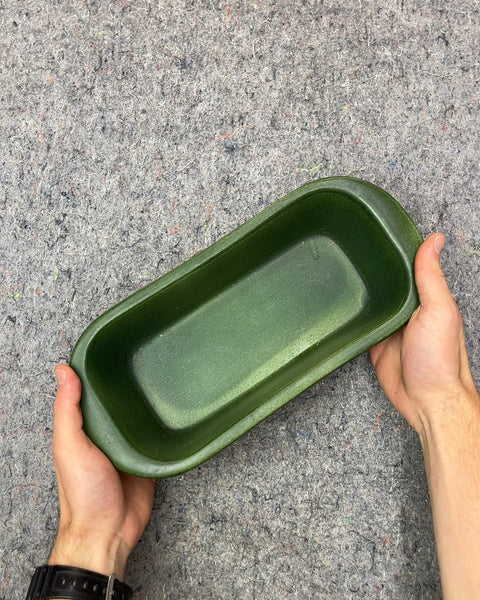 Bennington Potters Green Loaf Pan, 12"