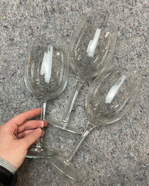 Wine Glasses, Set of 3