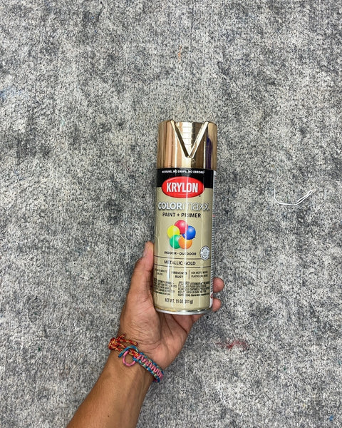Krylon COLORMAXX Metallic Gold Spray Paint + Primer
