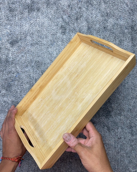 Bamboo Serving Tray, 14x9"