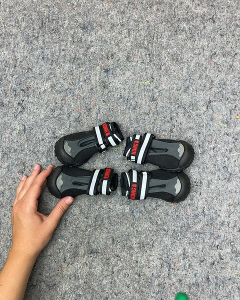 KONG Black and White Pet Boots